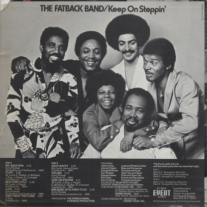 The Fatback Band : Keep On Steppin' (LP, Album, All)