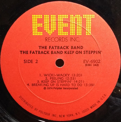 The Fatback Band : Keep On Steppin' (LP, Album, All)