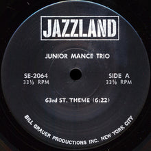 Junior Mance Trio : At The Village Vanguard (7", Jukebox)