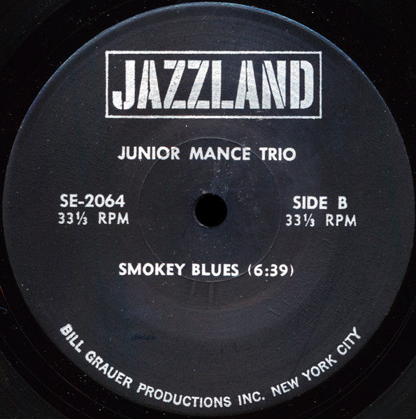 Junior Mance Trio : At The Village Vanguard (7", Jukebox)