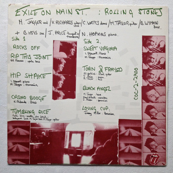 The Rolling Stones : Exile On Main St. (2xLP, Album, RE, Red)