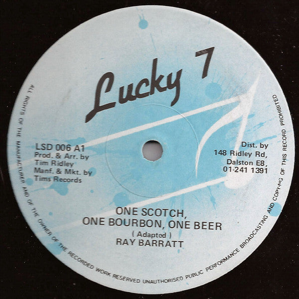 Ray Barrett (3) : One Scotch One Bourbon (12", Single)