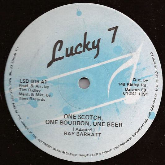 Ray Barrett (3) : One Scotch One Bourbon (12", Single)