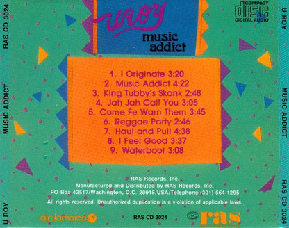 U Roy* : Music Addict (CD, Album)