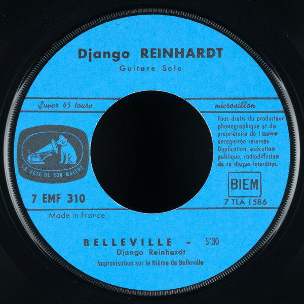 Django Reinhardt : Guitare Solo Inedits (7")