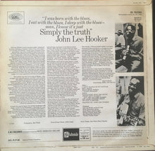 John Lee Hooker : Simply The Truth (LP, Album, Mono)