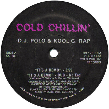 D.J. Polo & Kool G. Rap* : It's A Demo / I'm Fly (12")