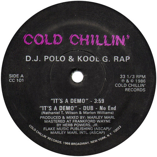 D.J. Polo & Kool G. Rap* : It's A Demo / I'm Fly (12")