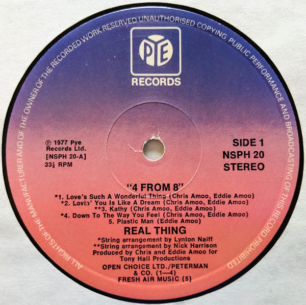 The Real Thing : 4 From 8 (LP, Album)