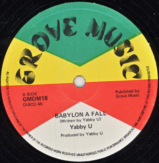 Yabby You : Babylon A Fall (12")