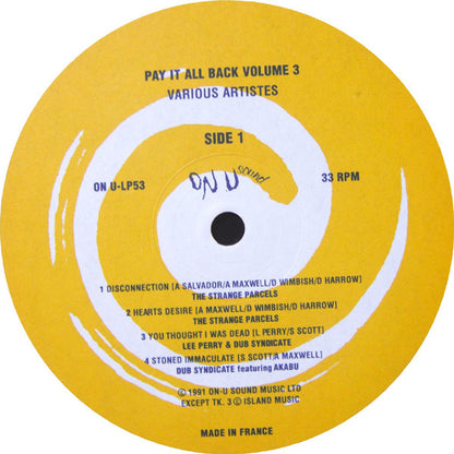 Various : Pay It All Back Volume Three (2xLP, Comp)