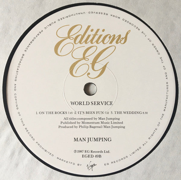 Man Jumping : World Service (LP, Album)