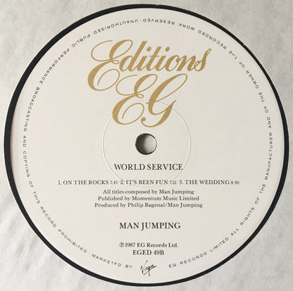Man Jumping : World Service (LP, Album)