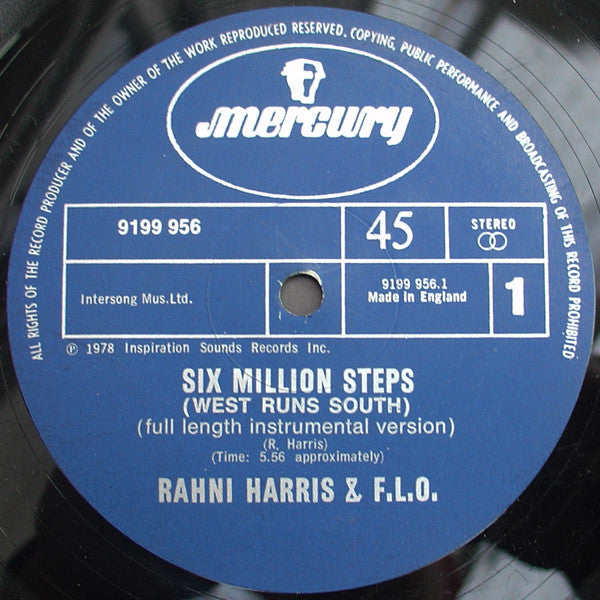 Rahni Harris & Family Love (4) : Six Million Steps (West Runs South) (12")