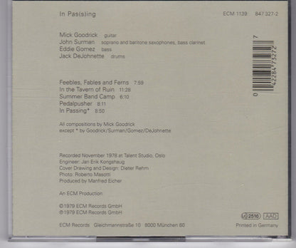 Mick Goodrick : In Pas(s)ing (CD, Album, RE)