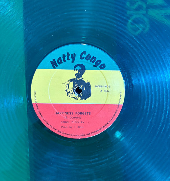 Errol Dunkley : Happiness Forgets (12", Gre)