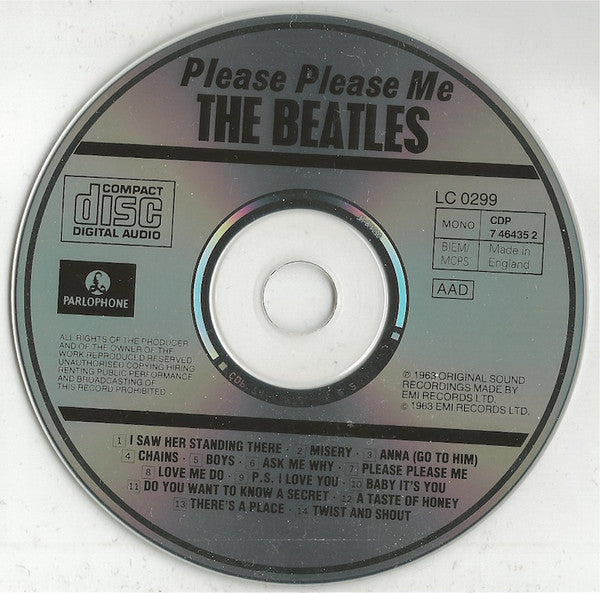 The Beatles : Please Please Me (CD, Album, Mono, RE)