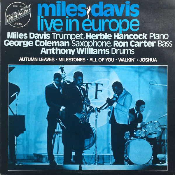 Miles Davis : Live In Europe (LP, Album, RE)