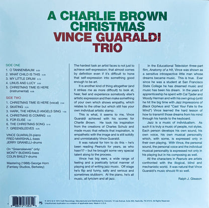 Vince Guaraldi Trio : A Charlie Brown Christmas (LP, Album, Ltd, RE, "Ch)