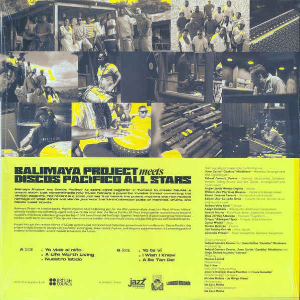 Balimaya Project Meets Discos Pacífico All Stars : Calima (LP, Album)