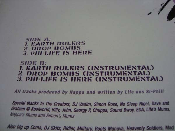 Phi-Life Cypher : Earth Rulers (12")