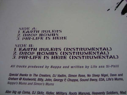 Phi-Life Cypher : Earth Rulers (12")