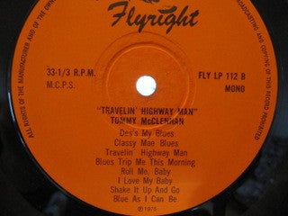 Tommy McClennan : Travelin Highway Man (LP, Comp)