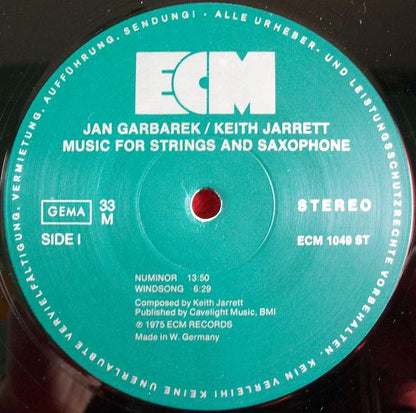 Keith Jarrett / Jan Garbarek : Luminessence (LP, Album)