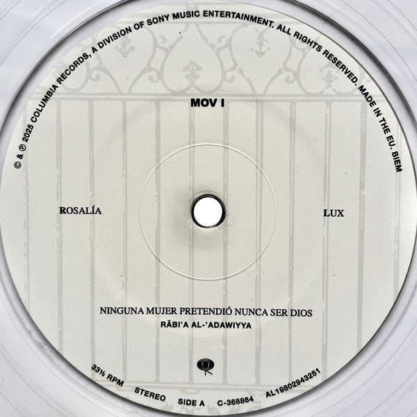 Rosalía (3) : Lux (2xLP, Album, Cry)