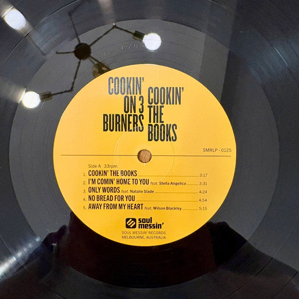 Cookin' On 3 Burners : Cookin' The Books (LP, Album)