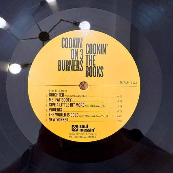 Cookin' On 3 Burners : Cookin' The Books (LP, Album)