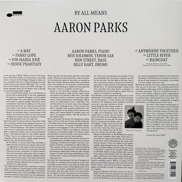 Aaron Parks : By All Means (LP, Album)