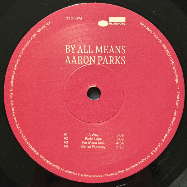 Aaron Parks : By All Means (LP, Album)