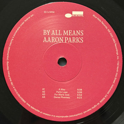 Aaron Parks : By All Means (LP, Album)