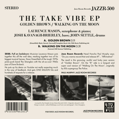 The Take Vibe EP : Golden Brown / Walking On The Moon (7", Single, Ltd)