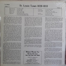 Various : St. Louis Town 1927-1932 (LP, Comp)