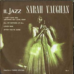 Sarah Vaughan : Sarah Vaughan (7", EP)