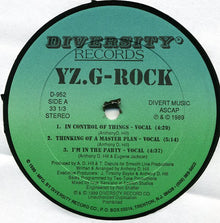 YZ, G.Rock : In Control Of Things (12")