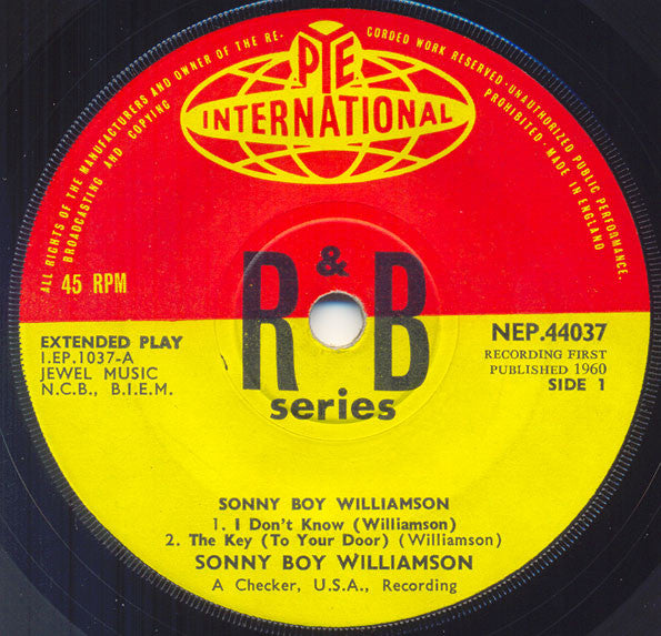 Sonny Boy Williamson (2) : Sonny Boy Williamson (7", EP, Mono)