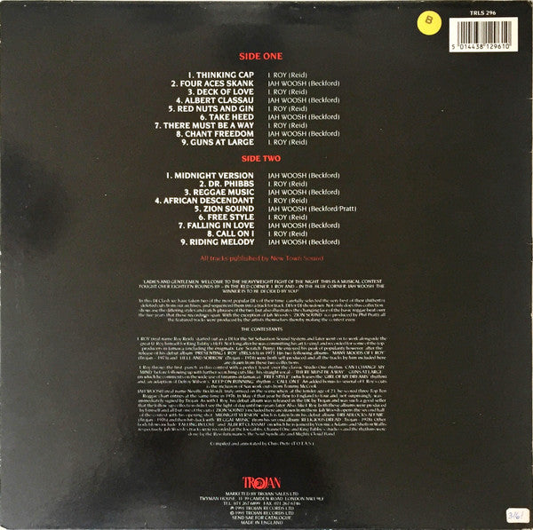 Jah Woosh & I-Roy : We Chat You Rock (DJ Clash) (LP, Comp)