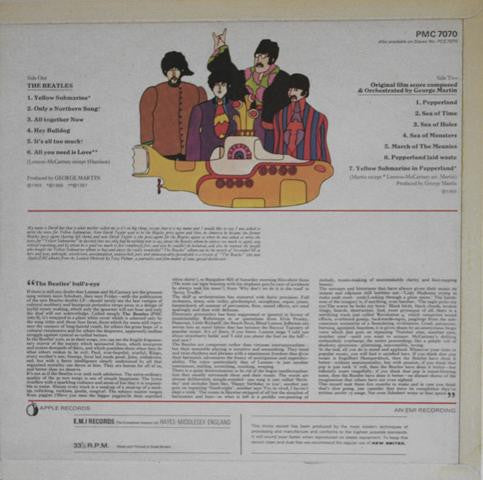 The Beatles : Yellow Submarine (LP, Album, Mono)
