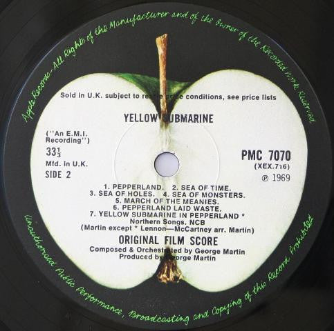 The Beatles : Yellow Submarine (LP, Album, Mono)