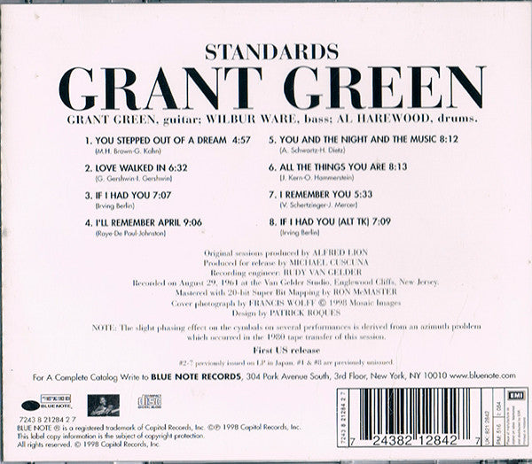 Grant Green : Standards (CD, Album, RE)