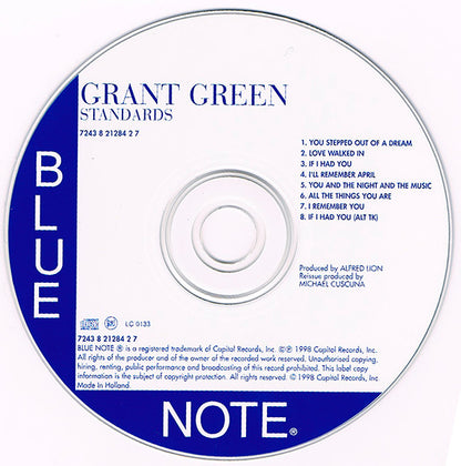 Grant Green : Standards (CD, Album, RE)