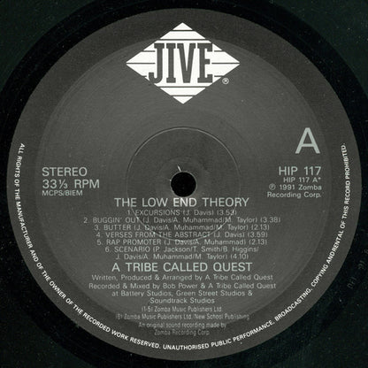 A Tribe Called Quest : The Low End Theory (LP, Album)