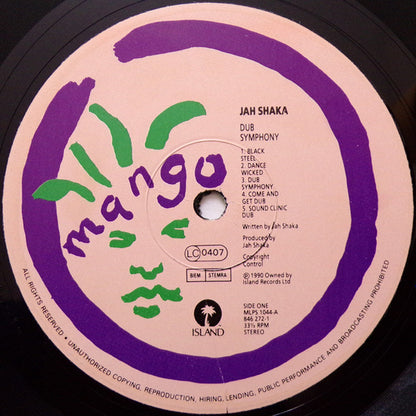 Jah Shaka : Dub Symphony (LP, Album)
