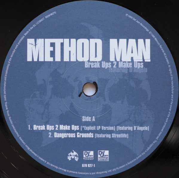 Method Man Featuring D'Angelo, Street Life : Break Ups 2 Make Ups (12")