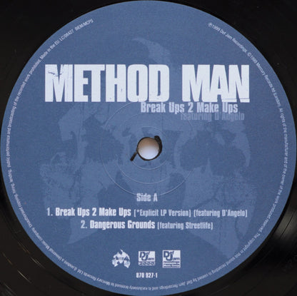 Method Man Featuring D'Angelo, Street Life : Break Ups 2 Make Ups (12")