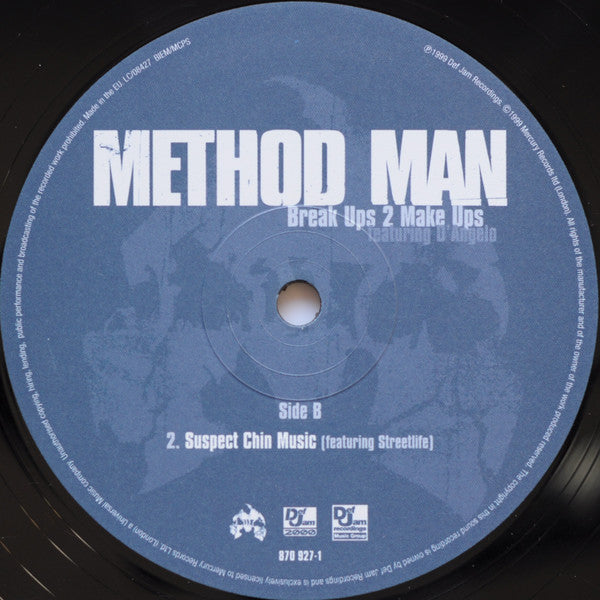 Method Man Featuring D'Angelo, Street Life : Break Ups 2 Make Ups (12")