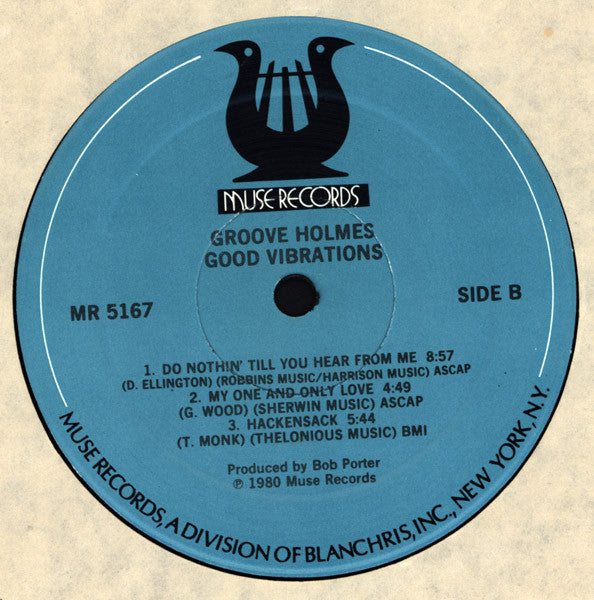 Richard "Groove" Holmes : Good Vibrations (LP, Album)